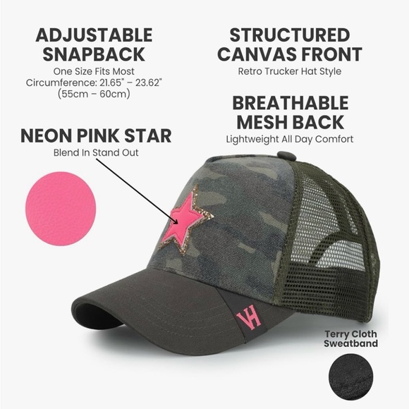 5 for $25! Vintage Havana Trucker Hat - Picture 3 of 6